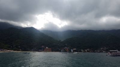 Majahuitas and Yelapa.  Neither of these places is available by road.  You have to take a boat.  Yelapa had a nice water