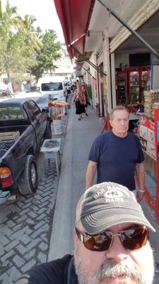 Today's trip (Part 1) was to Bucerias, Nayarit.  We met Linda and Marlin in downtown Puerto Vallarta and took the bus th