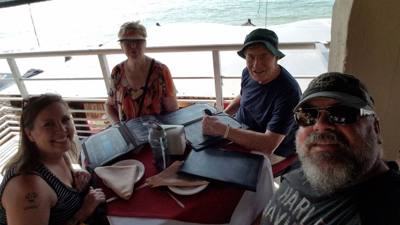 Today's trip (Part 1) was to Bucerias, Nayarit.  We met Linda and Marlin in downtown Puerto Vallarta and took the bus th