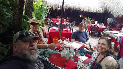 Today's trip (Part 1) was to Bucerias, Nayarit.  We met Linda and Marlin in downtown Puerto Vallarta and took the bus th