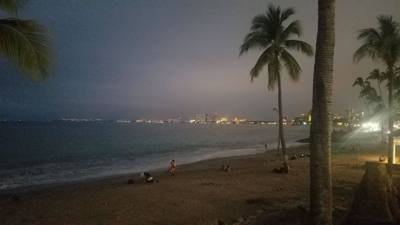 Today's trip (Part 2) was back to Malecon...but at night.  This place comes alive at night and as Marlin put it...probab