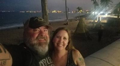 Today's trip (Part 2) was back to Malecon...but at night.  This place comes alive at night and as Marlin put it...probab