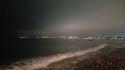 Today's trip (Part 2) was back to Malecon...but at night.  This place comes alive at night and as Marlin put it...probab