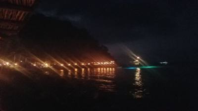 Our last evening in Puerto Vallarta.  We went to a really neat show at Las Caletas.  Showed up to torches and candles ev