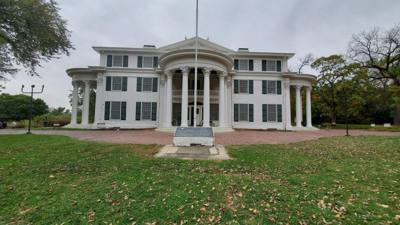 Saturday's first stop on our Nebraska City adventure...Arbor Lodge.  The Morton family (you know...like Morton salt) was