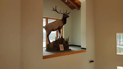 On the way out from Nebraska City we stopped by the Lewis and Clark center.  Interesting...and walked off that breakfast
