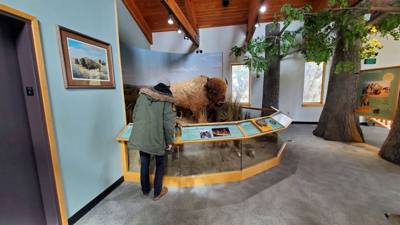 On the way out from Nebraska City we stopped by the Lewis and Clark center.  Interesting...and walked off that breakfast