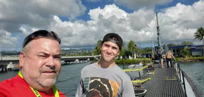 Really neat!  Got to go on the USS Bowfin at the Pacific Fleet Submarine Museum at Pearl Harbor.  REALLY well put togeth