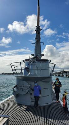 Really neat!  Got to go on the USS Bowfin at the Pacific Fleet Submarine Museum at Pearl Harbor.  REALLY well put togeth