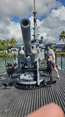 Really neat!  Got to go on the USS Bowfin at the Pacific Fleet Submarine Museum at Pearl Harbor.  REALLY well put togeth
