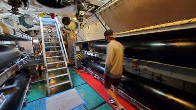 Really neat!  Got to go on the USS Bowfin at the Pacific Fleet Submarine Museum at Pearl Harbor.  REALLY well put togeth