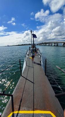 Really neat!  Got to go on the USS Bowfin at the Pacific Fleet Submarine Museum at Pearl Harbor.  REALLY well put togeth