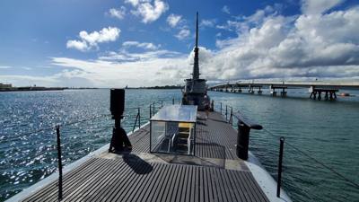 Really neat!  Got to go on the USS Bowfin at the Pacific Fleet Submarine Museum at Pearl Harbor.  REALLY well put togeth