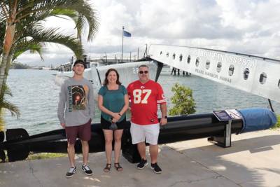 Another obligatory family vacay photo.  This was was prior to touring the USS Bowfin at Pearl Harbor.