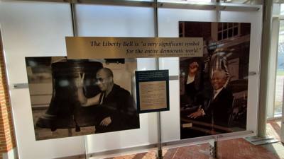 Our first stop on our first full day in Philadelphia was to the Liberty Bell Center which is part of the Independence Na