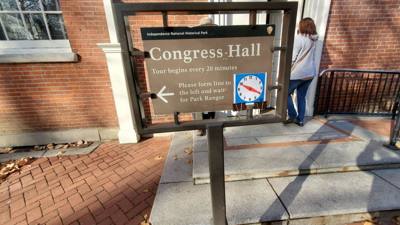 After spending a short time at the Liberty Bell Center, we set out for Independence Hall.  

Historically one of the mos