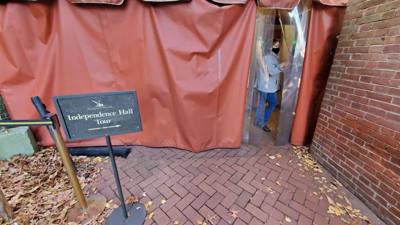 After spending a short time at the Liberty Bell Center, we set out for Independence Hall.  

Historically one of the mos
