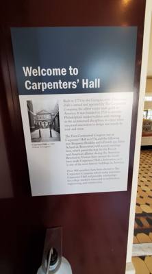 The Carpenter’s Company, established in 1724, which is one of the oldest craft guilds in the US, built Carpenter’s Hall 