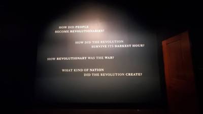 The surprise stop of the day was the Museum of the American Revolution. It wasn’t on our agenda but due to a lack of pub
