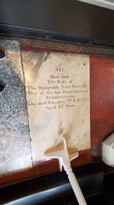The last stop on the first day of touring Philadelphia, we visited Christ Church and its burial grounds that were establ