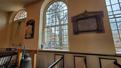 The last stop on the first day of touring Philadelphia, we visited Christ Church and its burial grounds that were establ
