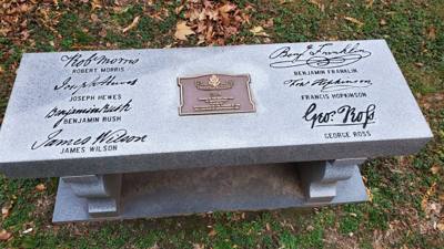 The last stop on the first day of touring Philadelphia, we visited Christ Church and its burial grounds that were establ